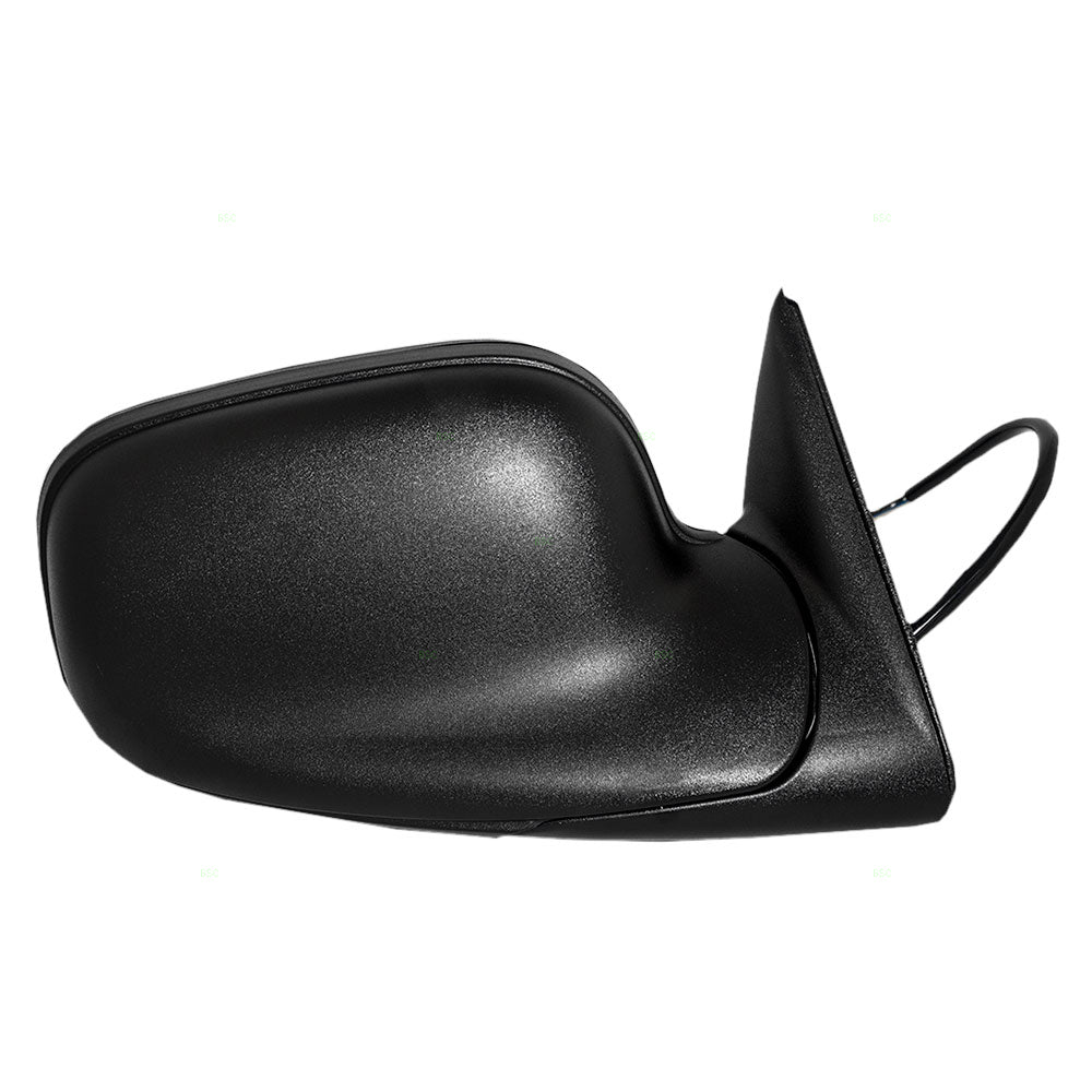 Replacement Passenger Power Side View Mirror Heated Textured Compatible with 2001-2004 Dakota 2001-2003 Durango 55077253AE