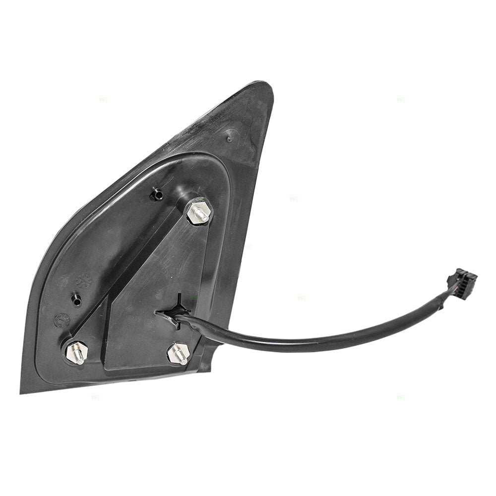 Replacement Passenger Power Side View Mirror Heated Textured Compatible with 2007-2017 Compass 5115046AK