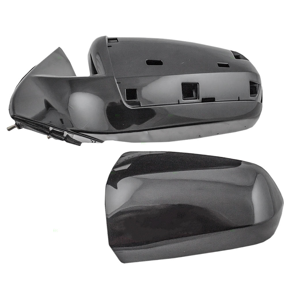Replacement Drivers Power Side View Mirror Heated Smooth Compatible with 2007-2010 Sebring Sedan 1AL011XRAC