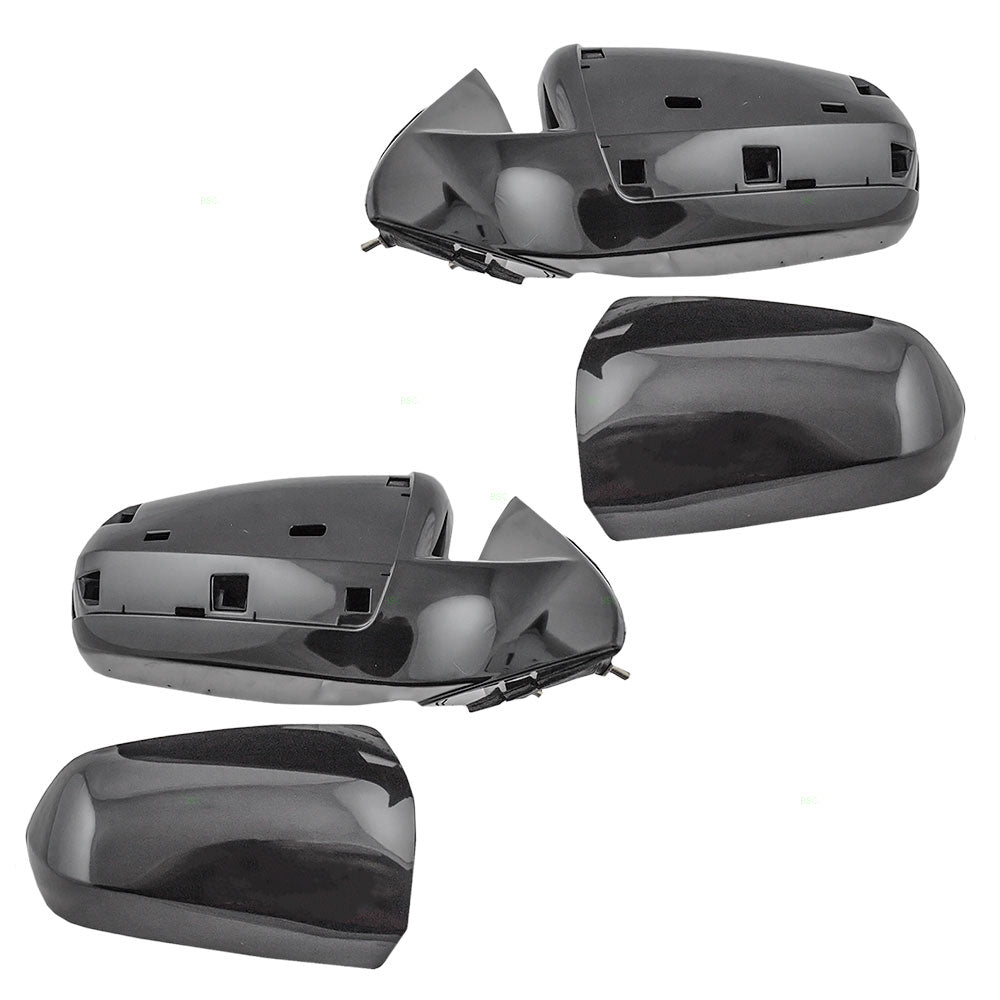 Replacement Driver and Passenger Power Side View Mirrors Heated Ready-to-Paint Compatible with 2007-2010 Sebring Sedan 1AL011XRAC 1AL001XRAC