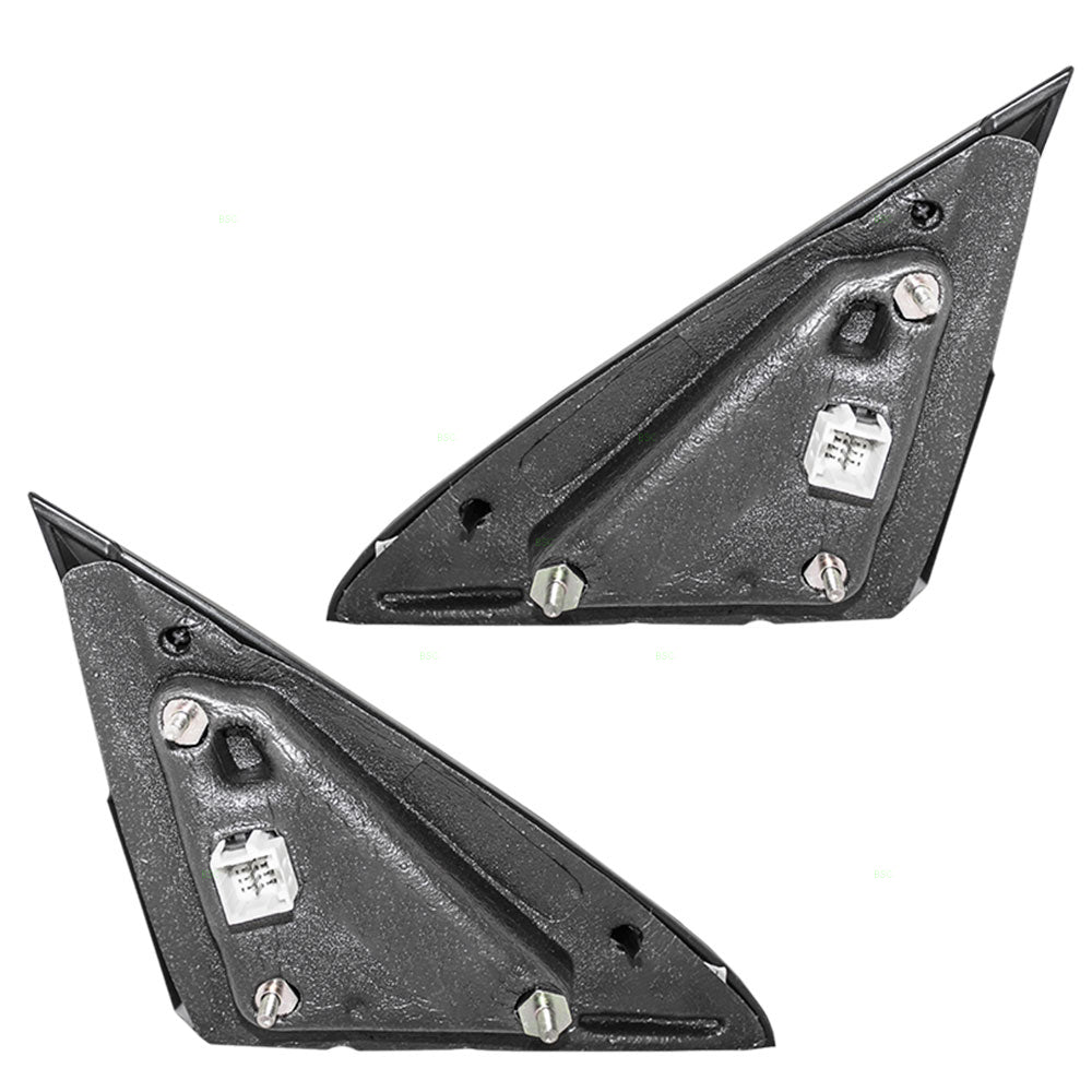 Replacement Driver and Passenger Power Side View Mirrors Heated Ready-to-Paint Compatible with 2007-2010 Sebring Sedan 1AL011XRAC 1AL001XRAC