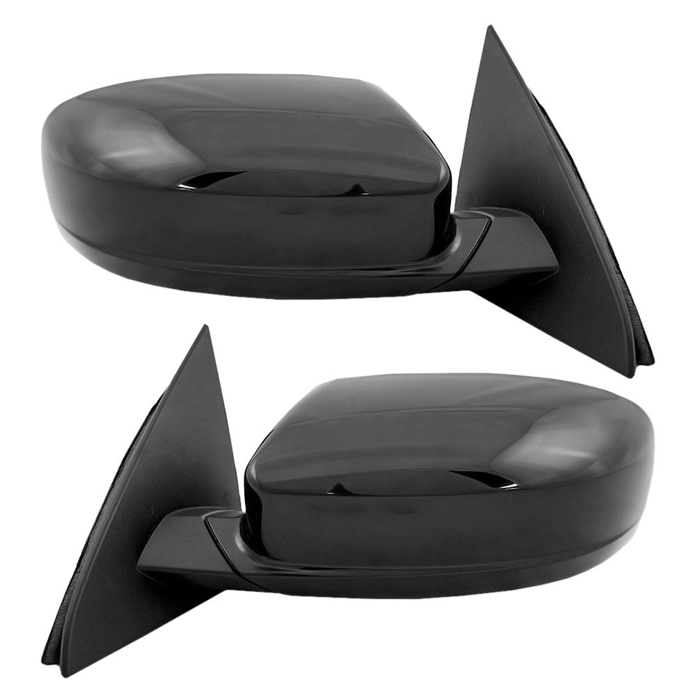 Replacement Set Driver and Passenger Power Side View Mirrors Heated Ready-to-Paint Compatible with 2011-2014 200 Sedan 1SX891X8AC 1SX881X8AC
