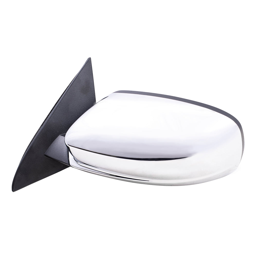 Side View Power Mirror for 11-14 Chrysler 200 Sedan Drivers Heated Chrome Cover