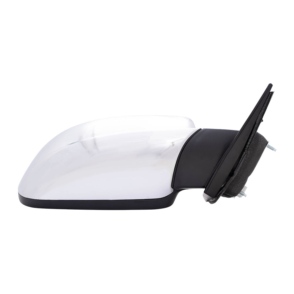 Replacement Passengers Power Side View Mirror Heated with Chrome Cover Compatible with 2011-2014 200 Sedan 68081540AD