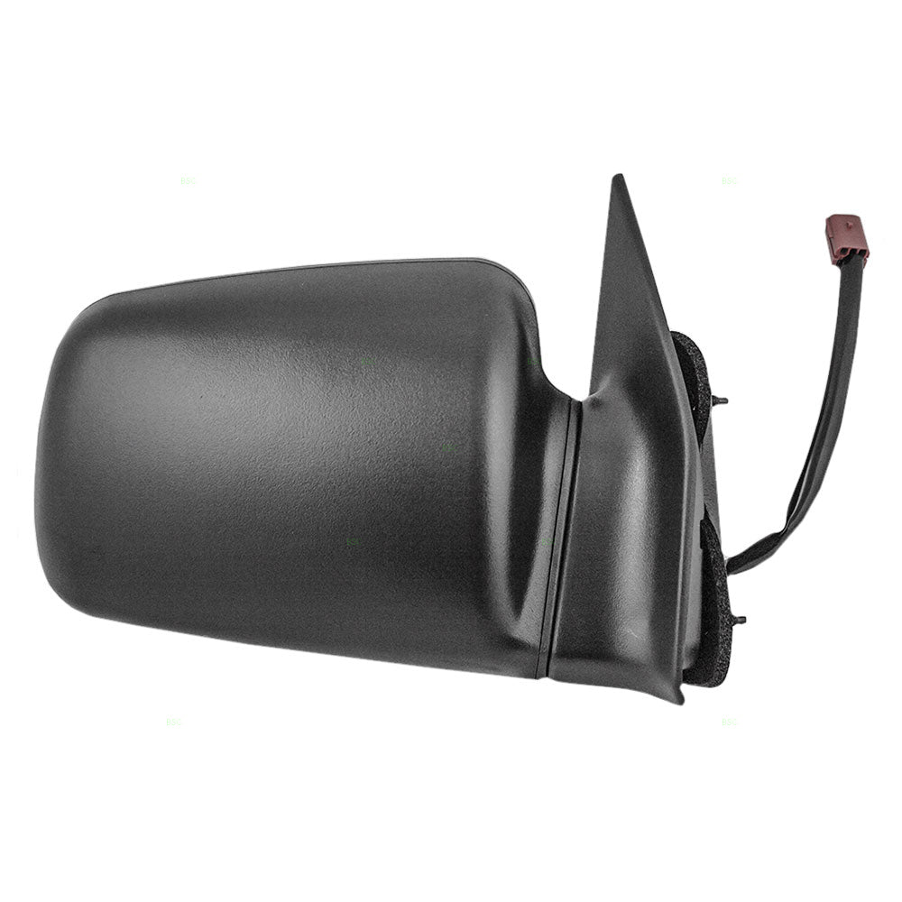 Replacement Passengers Power Side View Mirror Heated Textured Black Compatible with 1993-1995 Grand Cherokee 1993 Grand Wagoneer 4883022