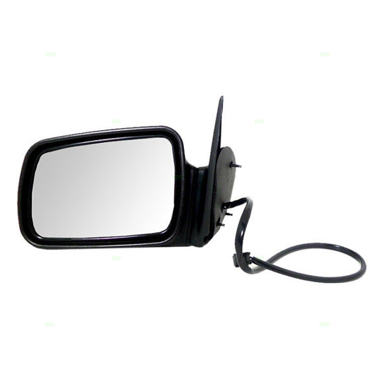 Mirror for 96-98 Jeep Grand Cherokee SUV Drivers Power Side View Heated Textured