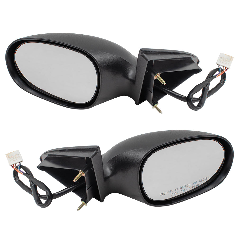 Replacement Pair Set Power Side View Mirrors Heated Memory Non-Folding Compatible with 300M Intrepid Concorde LHS