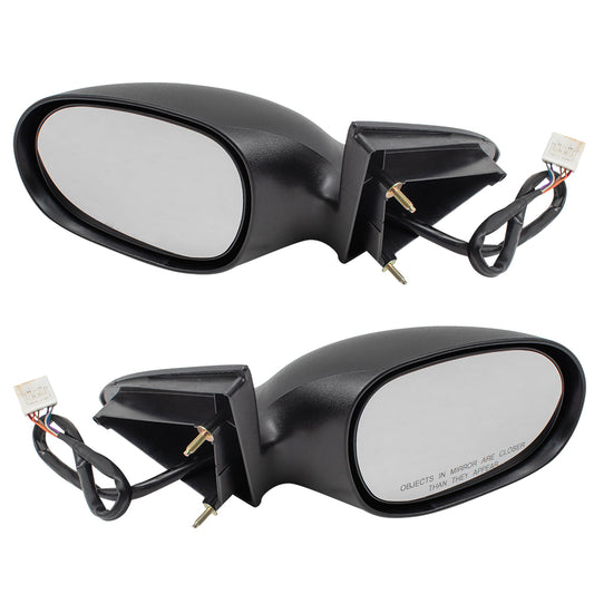 Replacement Pair Set Power Side View Mirrors Heated Memory Non-Folding Compatible with 300M Intrepid Concorde LHS