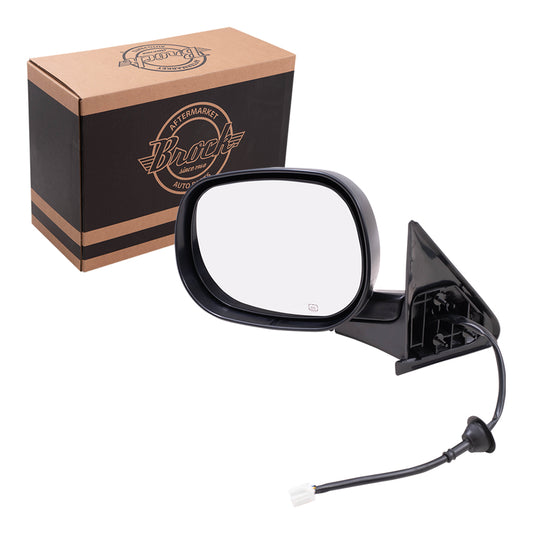 Side View Mirror for 98-02 Dodge Ram Pickup Truck Driver Power Heated 55076489AG