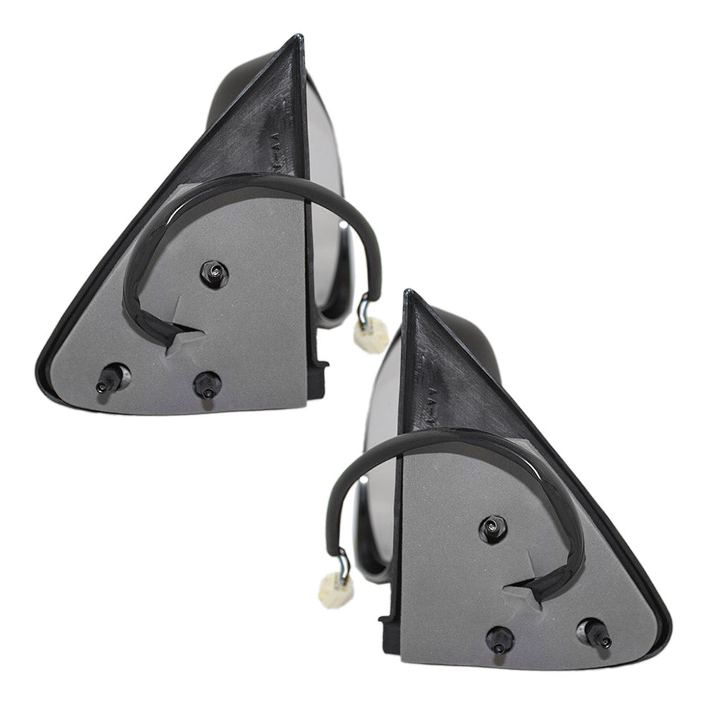 Driver and Passenger Power Side View Mirrors Heated 6x9 Replacement for Dodge Pickup Truck SUV 55077079AB 55077078AC