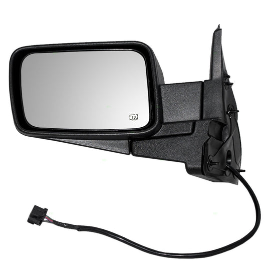 Side View Mirror for 06-10 Jeep Commander Drivers Power Heated Left 55396637AD