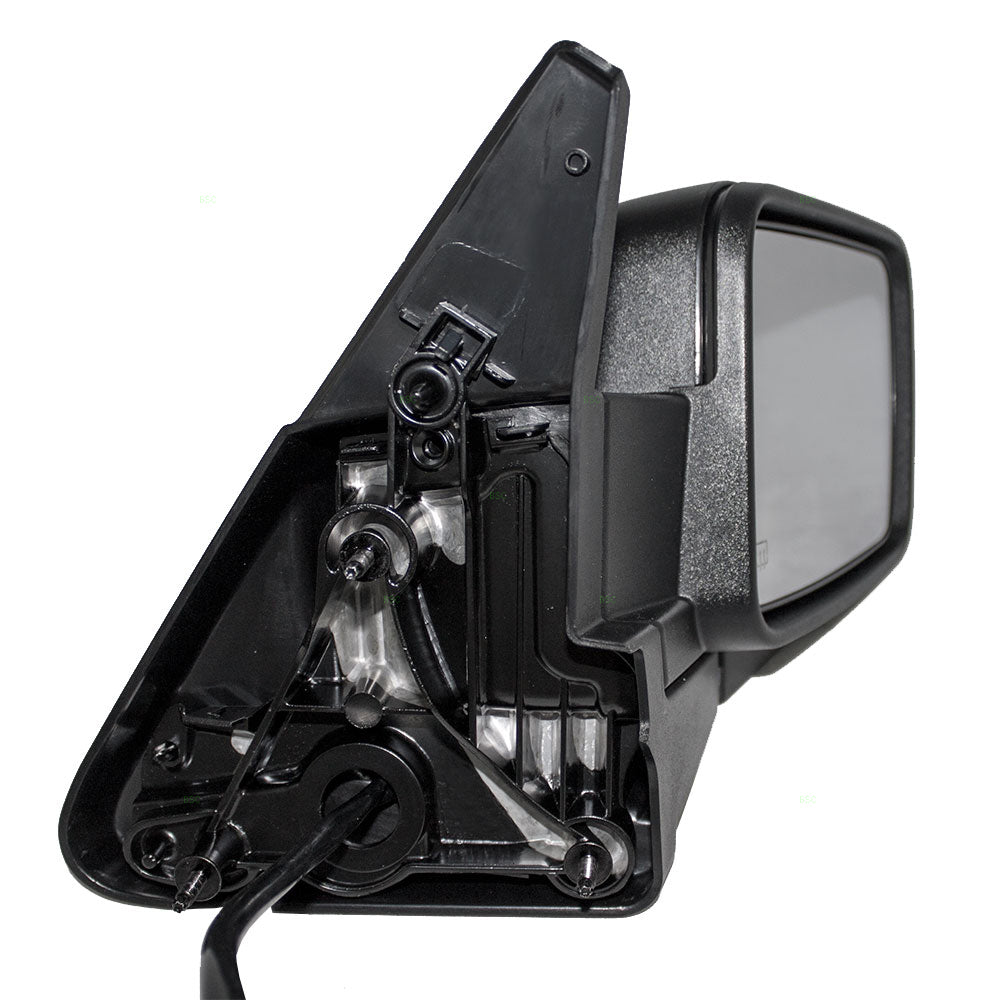 Side Mirror for 06-10 Jeep Commander Passengers Power Heated Textured 55396636AD