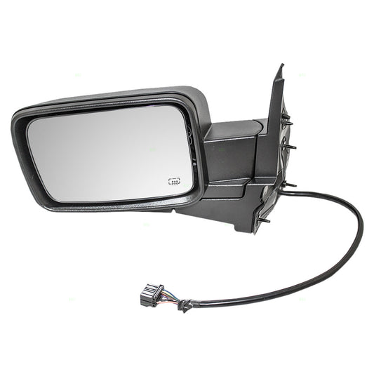 Side View Power Mirror for 06-10 Jeep Commander Drivers Heated Memory Textured