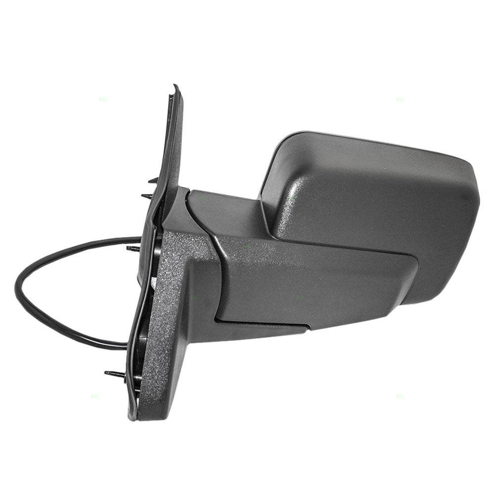 Side View Power Mirror for 06-10 Jeep Commander Drivers Heated Memory Textured