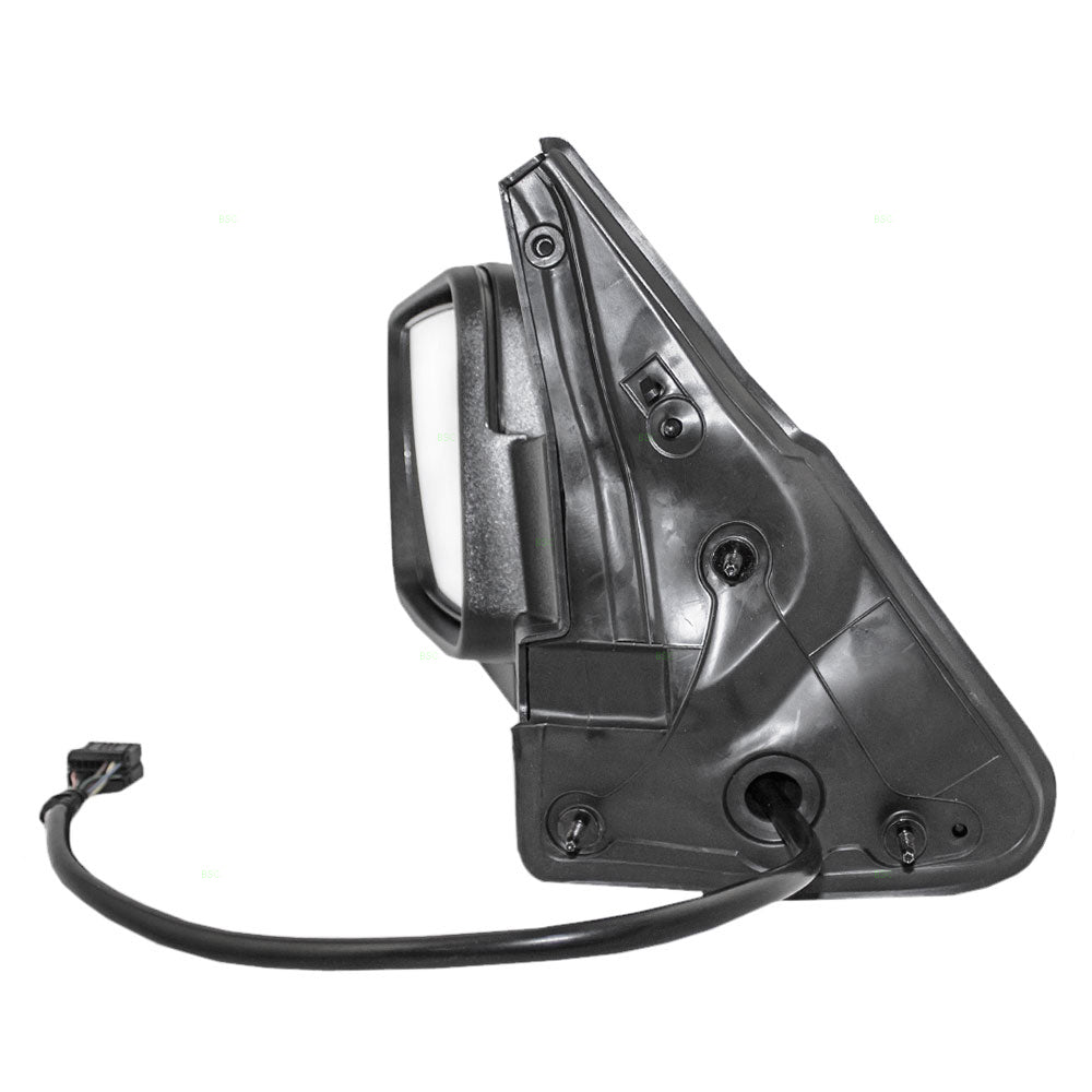 Side View Power Mirror for 06-10 Jeep Commander Drivers Heated Memory Textured