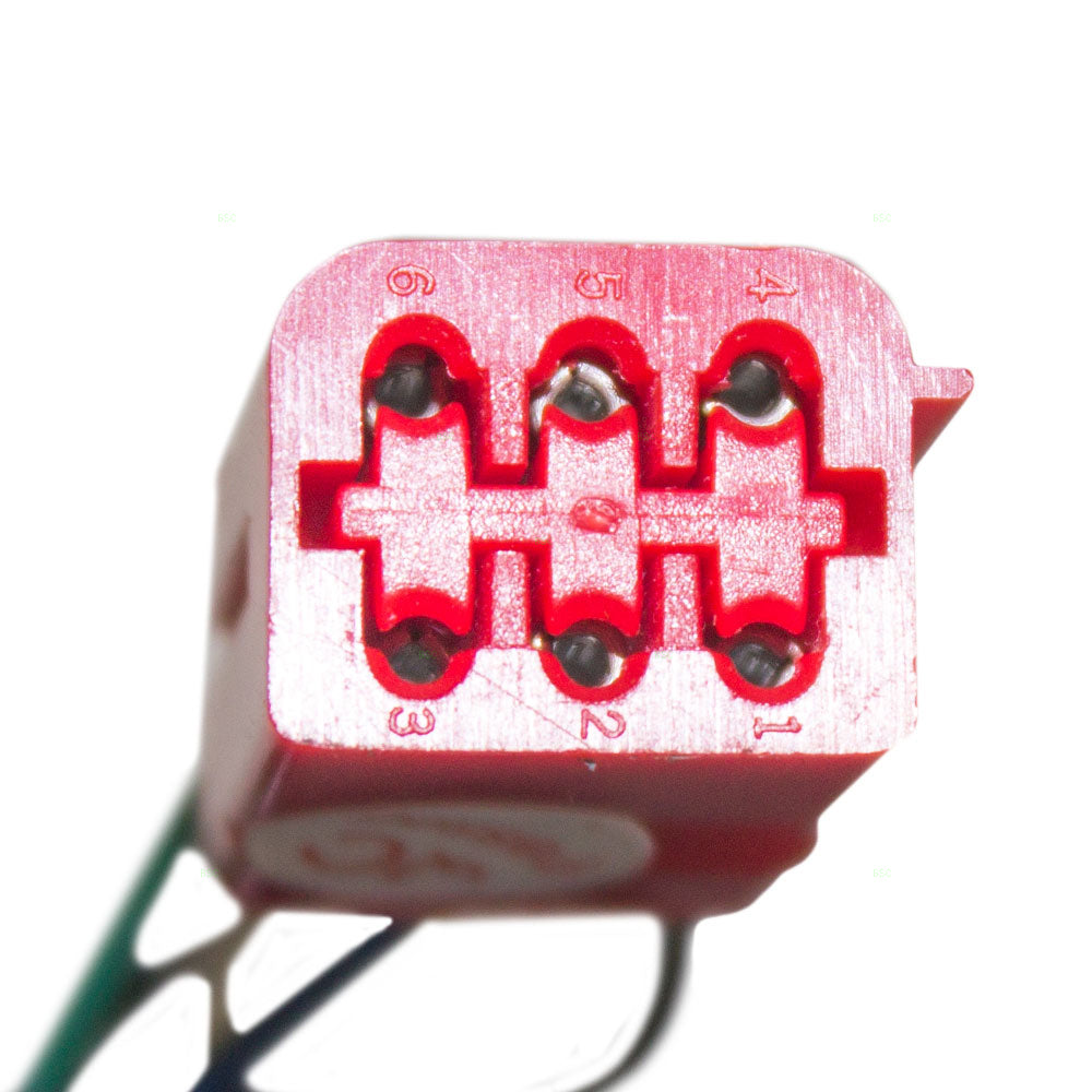 Replacement Passenger Power Side View Mirror Heated Textured Black Compatible with 1997-2001 Cherokee 55154950AC