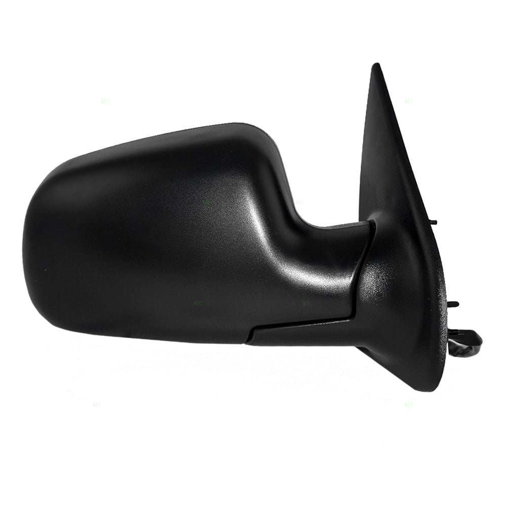 Replacement Passenger Power Side View Mirror Heated with 8" Pigtail Textured Black Compatible with 1999-2004 Grand Cherokee 55155232AE