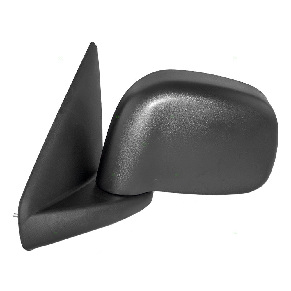 Brock Replacement Driver Side Power Mirror 6x9 Textured Black with Heat Compatible with 2002-2008 1500 & 2003-2009 2500/3500 55077925AD
