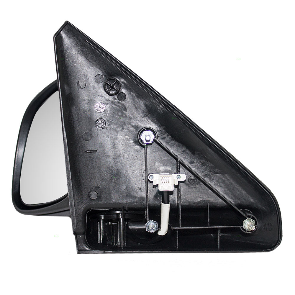 Brock Replacement Driver Side Power Mirror 6x9 Textured Black with Heat Compatible with 2002-2008 1500 & 2003-2009 2500/3500 55077925AD