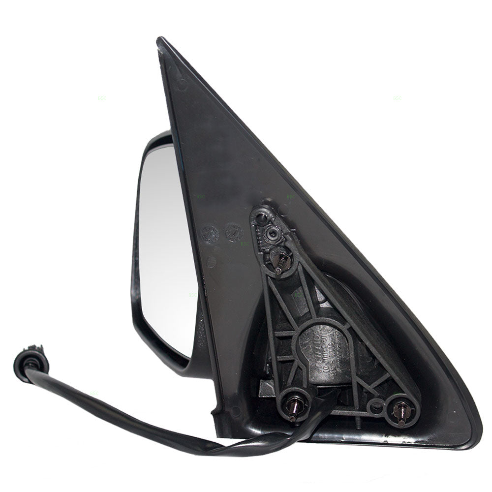 Replacement Driver Power Side View Mirror Heated Textured Black Compatible with 2002-2007 Liberty 55155843AI