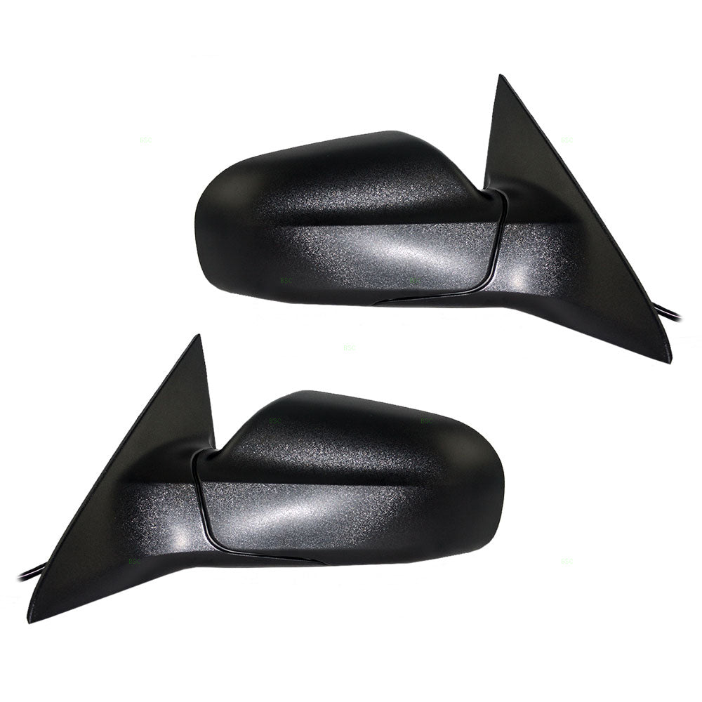 Replacement Set Driver and Passenger Power Side View Mirrors Heated Textured Compatible with 2004-2005 Pacifica 4857909AC 4857908AD