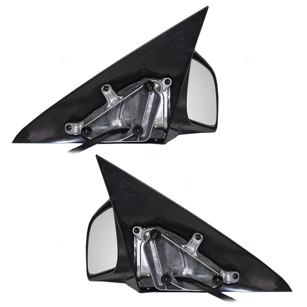 Replacement Set Driver and Passenger Power Side View Mirrors Heated Textured Compatible with 2004-2005 Pacifica 4857909AC 4857908AD
