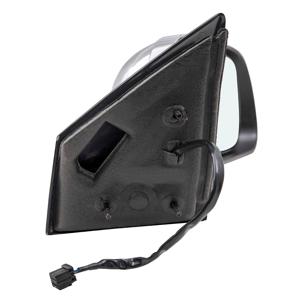 Replacement Passenger Power Side View Mirror Heated with Chrome Cover Compatible with 2007-2009 Aspen 55364664AI
