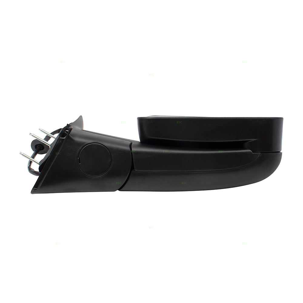 Brock Replacement Passenger Power Tow 7x10 Flip-Up Performance Upgrade Mirror w/ Mounting Bracket Textured Compatible with 1994-1997 1500 2500 3500 Pickup Truck 55074917