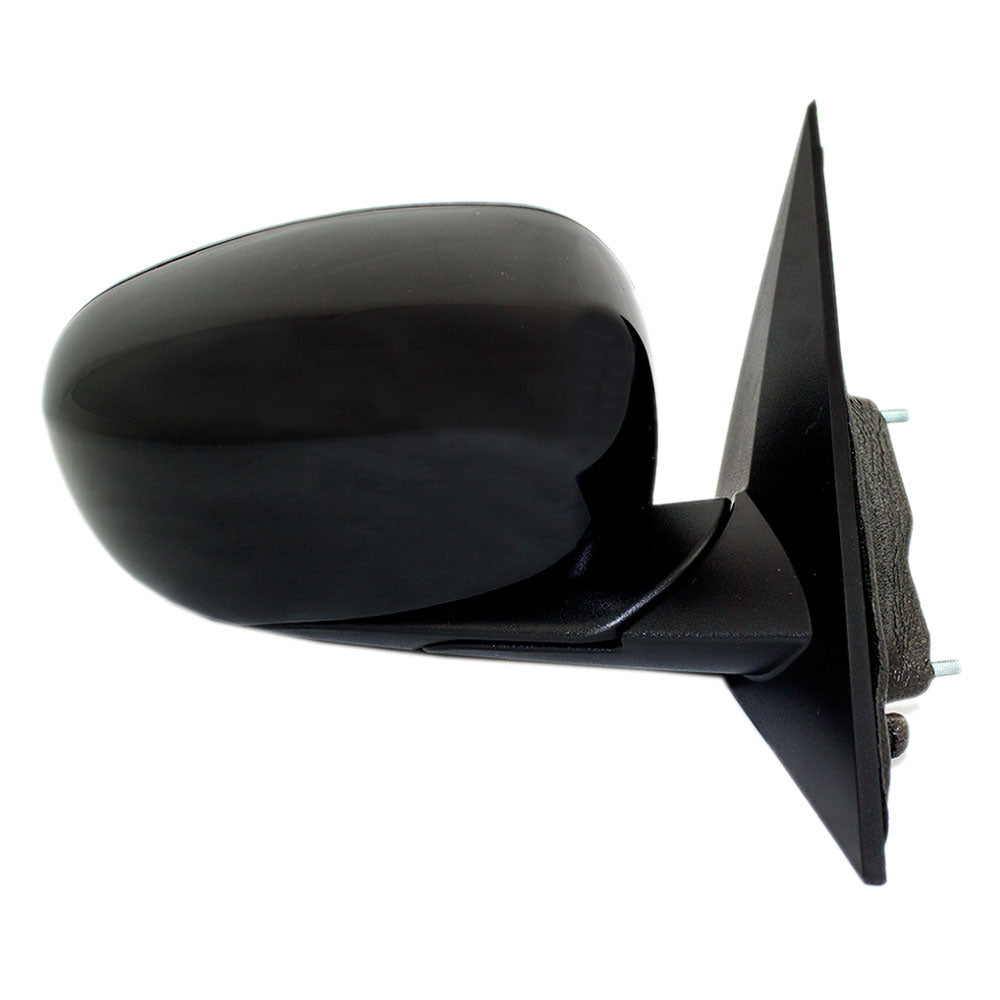 Brock Replacement Passenger Side Power Mirror Smooth Black Foldaway with Heat without Memory or Auto Dim Compatible with 2006-2010 Charger XB801XRAK