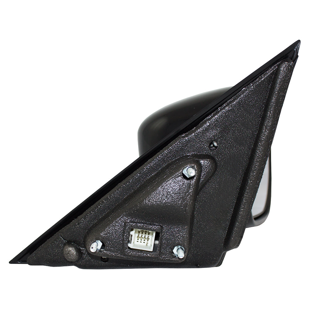 Brock Replacement Passenger Side Power Mirror Smooth Black Foldaway with Heat without Memory or Auto Dim Compatible with 2006-2010 Charger XB801XRAK
