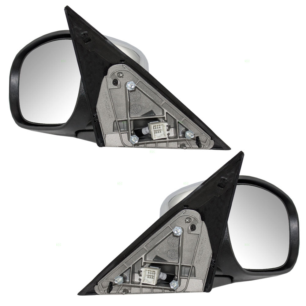 Replacement Set Driver and Passenger Power Side View Mirrors Heated with Chrome Covers Compatible with 300 Magnum 4806871AL 4805882AK