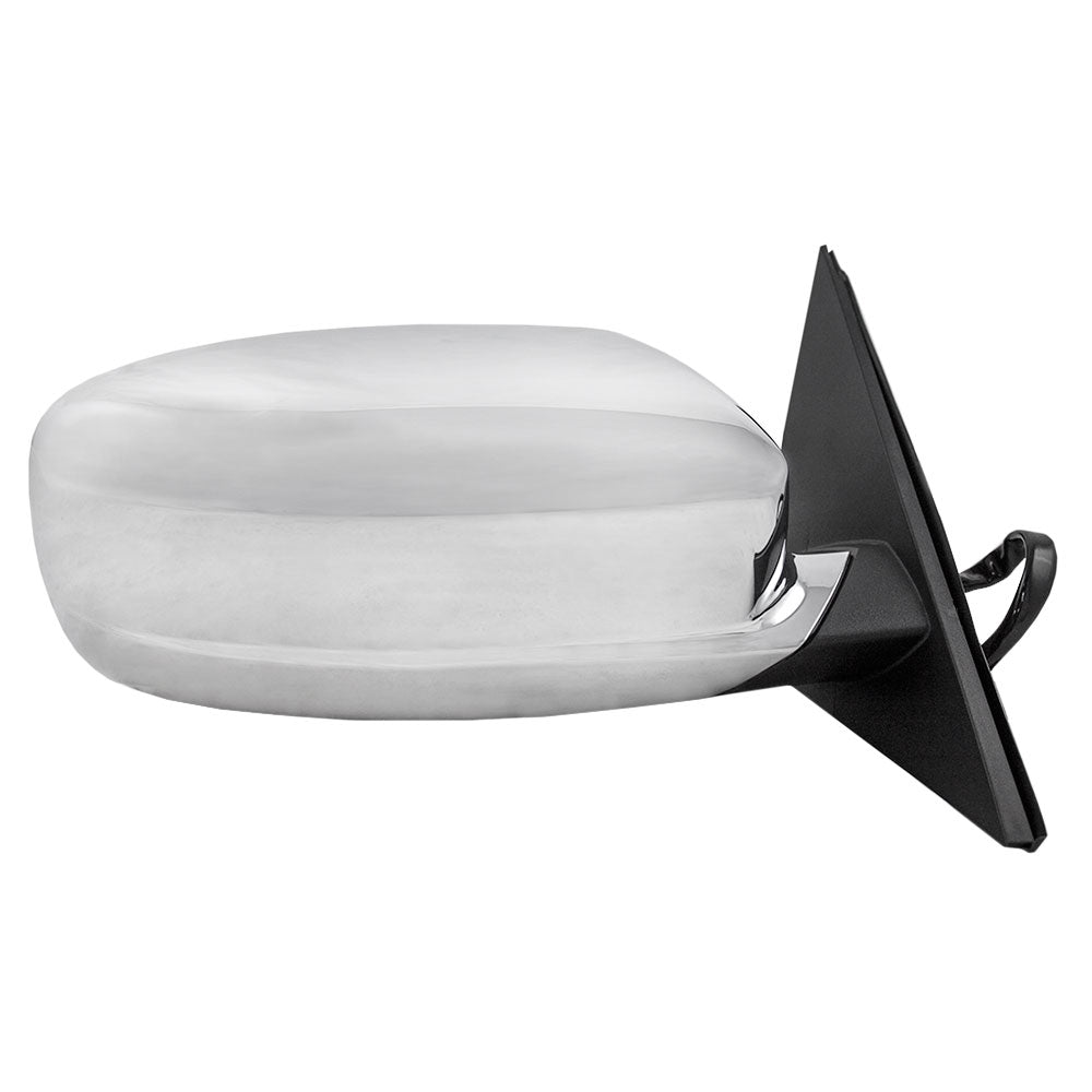 Replacement Passenger Power Side View Mirror Heated with Chrome Cover Compatible with 2011-2018 300 57010336AJ