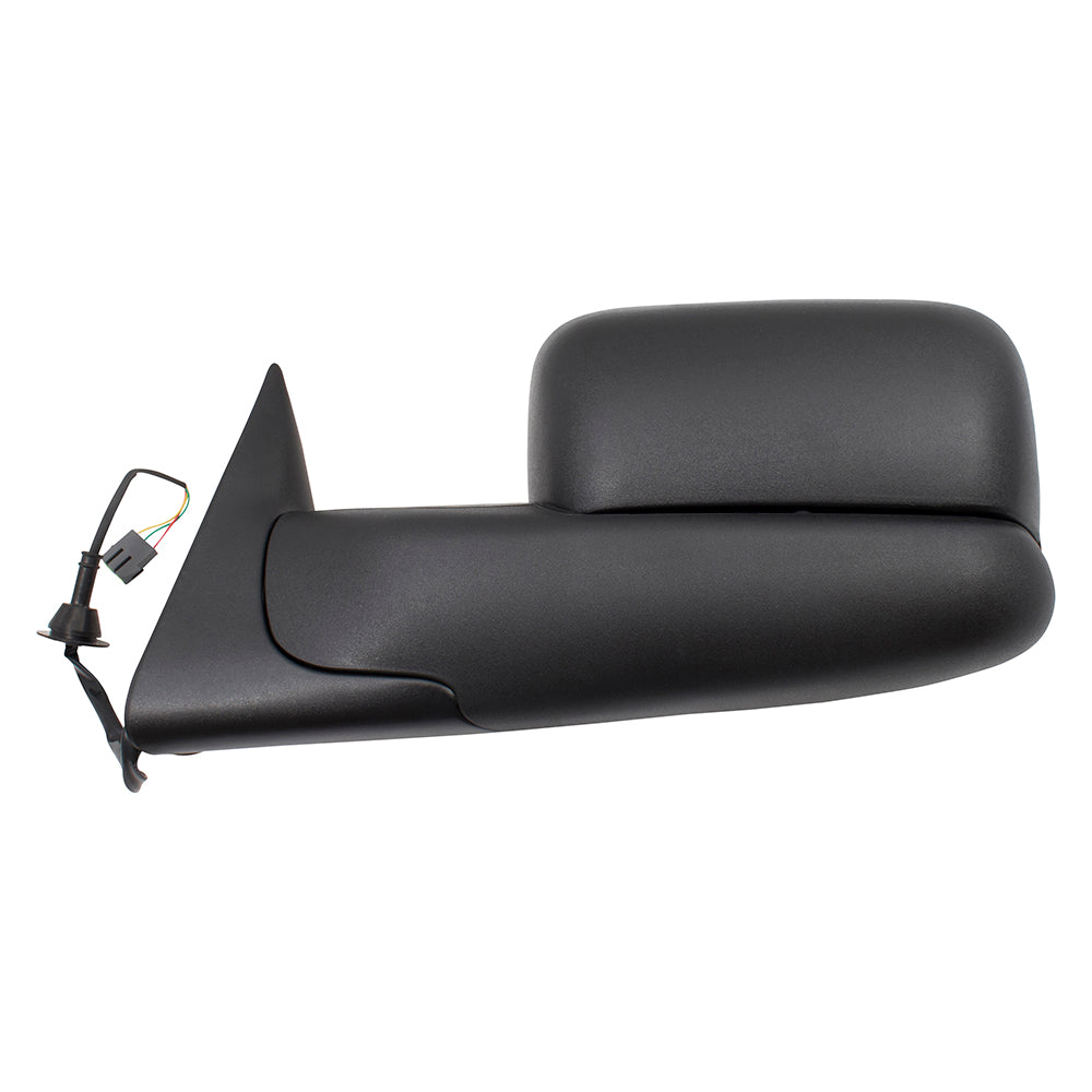 Brock Replacement Driver Performance Upgrade Power Side View Tow Mirror Orignal Arm Design 7x10 Flip-Up Textured w/ Mounting Bracket Compatible with 1994-1997 1500 2500 3500 Pickup Truck 55074917