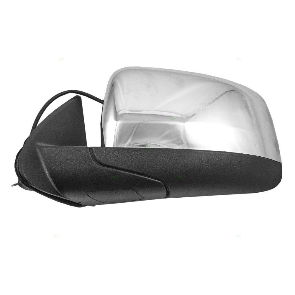 Power Mirror for 11-18 Dodge Durango Drivers Side Heated Chrome Cover 68249321AF