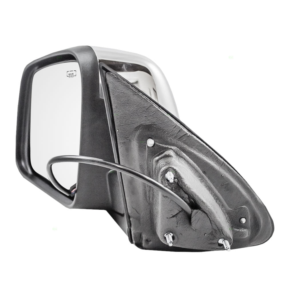 Power Mirror for 11-18 Dodge Durango Drivers Side Heated Chrome Cover 68249321AF