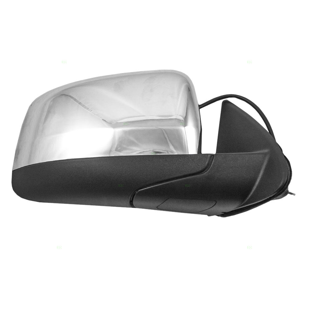 Power Mirror for 11-18 Dodge Durango Passenger Side Heated Chrome Cap 68249320AF