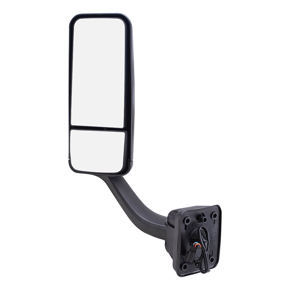 Replacement Driver's Door Mounted Power Mirror w/ Heat Compatible with 08-17 Cascadia A22-69637-009
