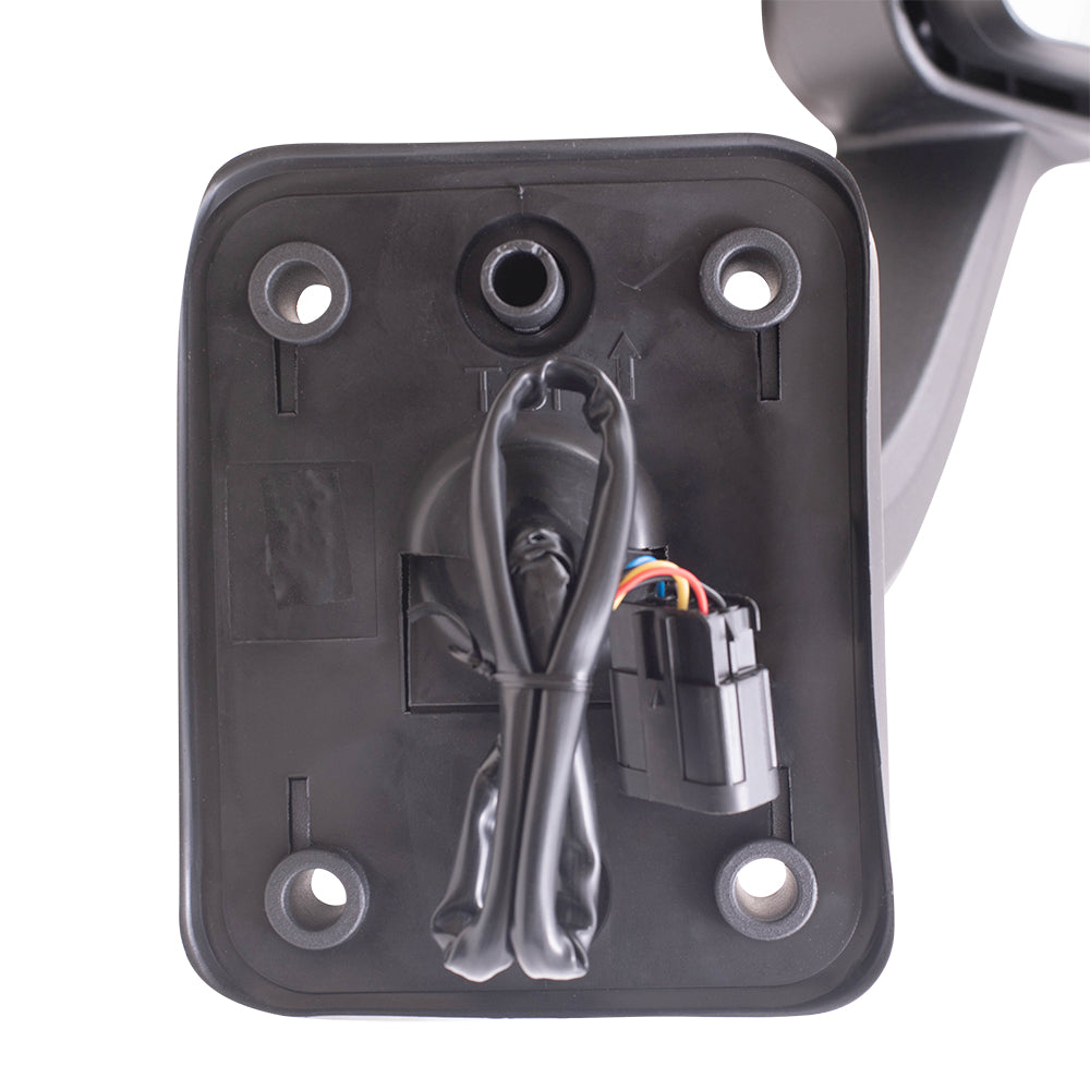 Replacement Driver's and Passenger's Pair Door Mounted Power Mirrors w/ Heat Compatible with 08-17 Cascadia A22-69637-009 A22-69637-010