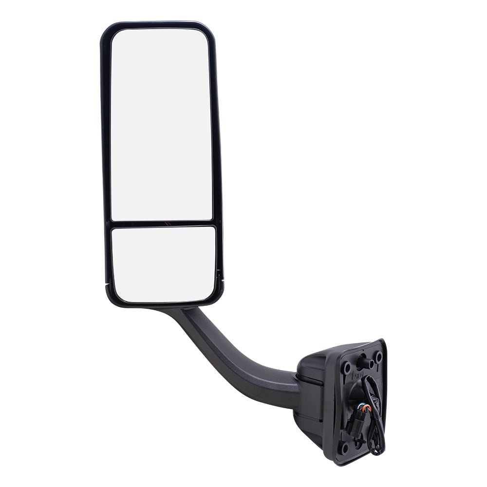 Replacement Driver's Door Mounted Power Mirror w/ Heat Compatible with 08-17 Cascadia A22-69637-009