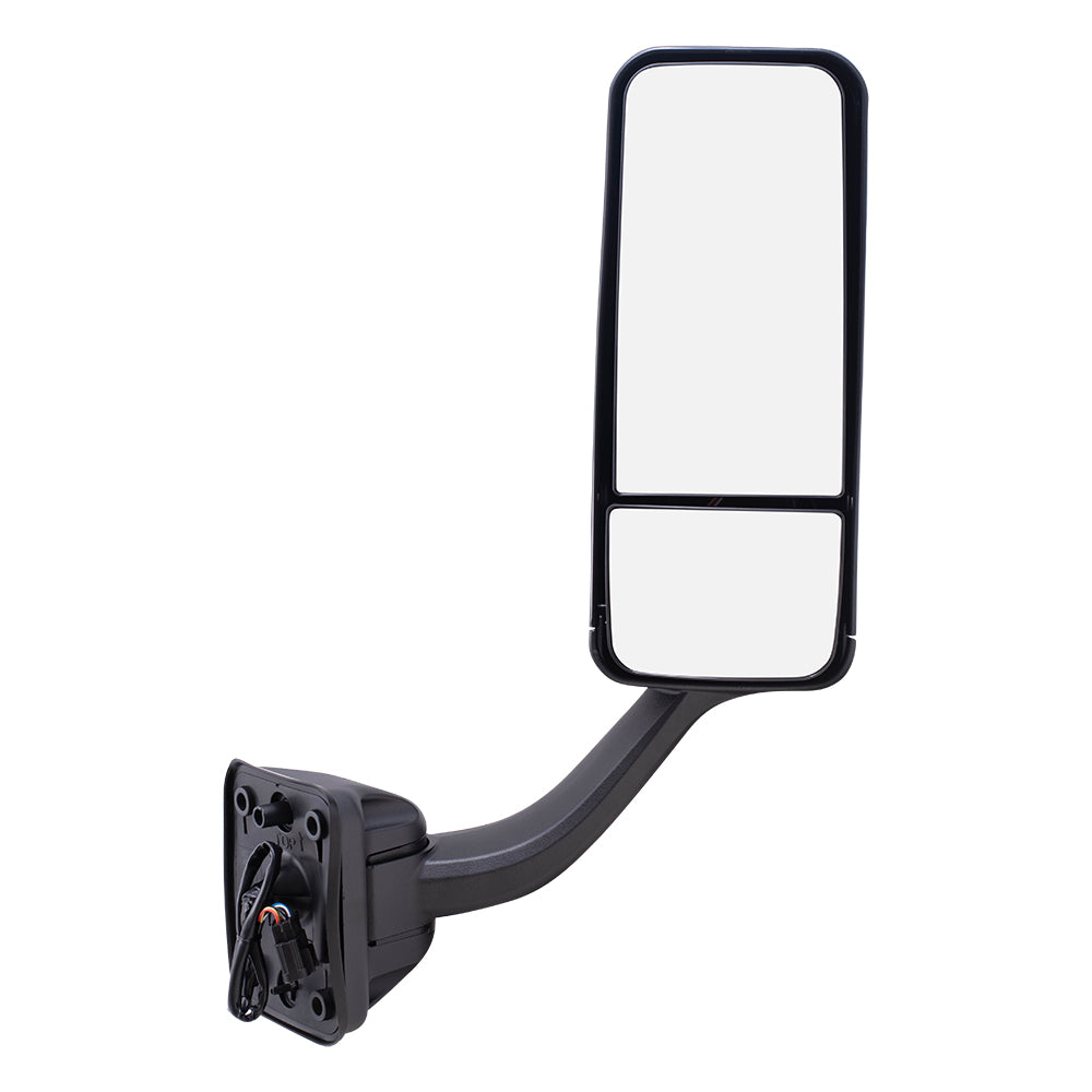 Replacement Passenger's Door Mounted Power Mirror w/ Heat Compatible with 08-17 Cascadia A22-69637-010