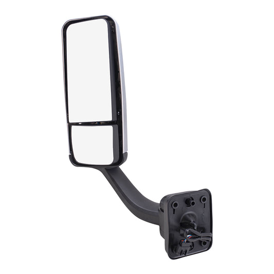Replacement Driver's Power Mirror w/ Heat Door Mounted Compatible with 08-17 Cascadia w/ Heat A22-69637-011