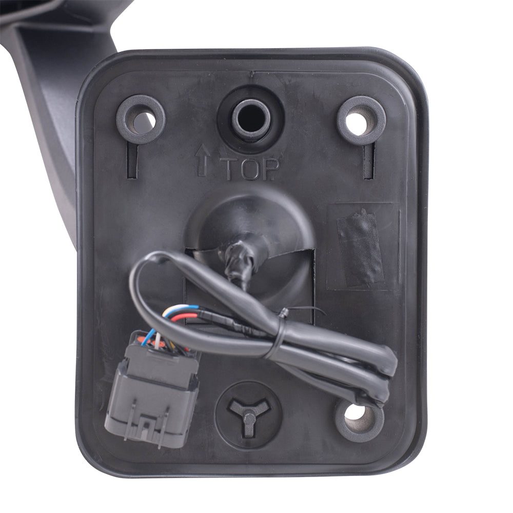 Replacement Driver's Power Mirror w/ Heat Door Mounted Compatible with 08-17 Cascadia w/ Heat A22-69637-011