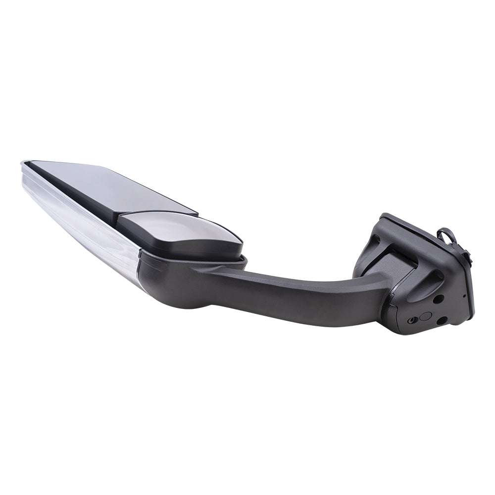 Replacement Driver's Power Mirror w/ Heat Door Mounted Compatible with 08-17 Cascadia w/ Heat A22-69637-011