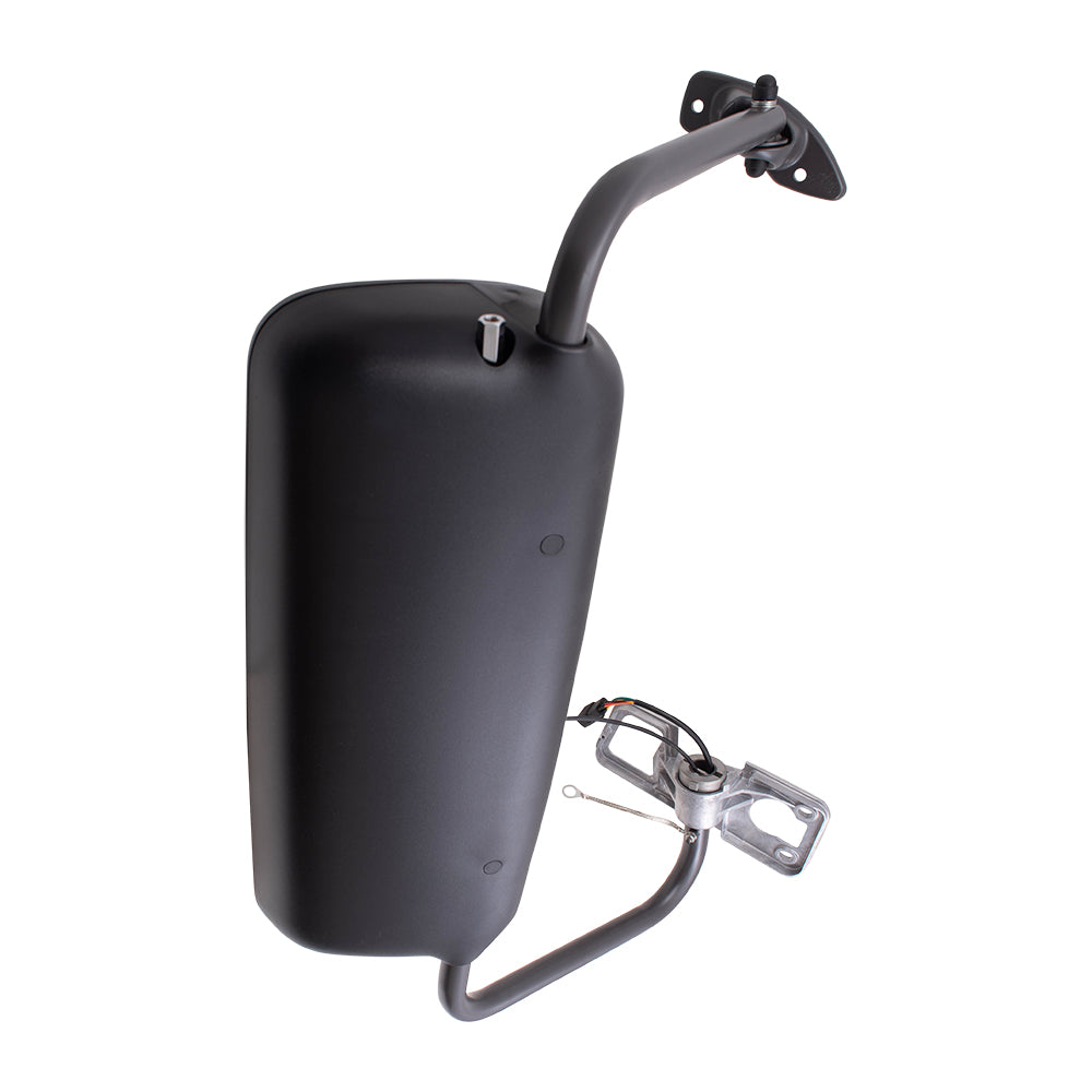 Replacement Drivers and Passengers Power Mirrors Textured Black with Heat Antenna Compatible with 1996-2017 Columbia