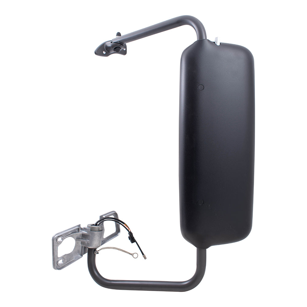 Replacement Drivers Power Mirror Textured Black with Heat Antenna Compatible with 1996-2017 Columbia A22-65433-002