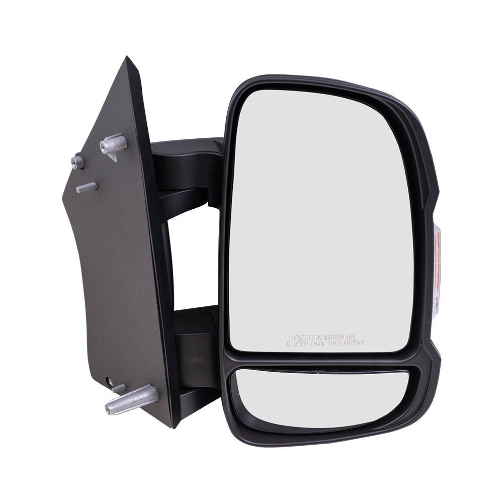Replacement Passenger Manual Side View Mirror w/ Signal Compatible with 2014-2019 ProMaster Van 5VE98JXWAD