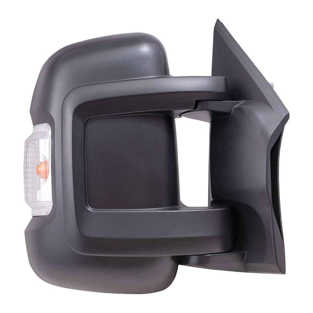 Replacement Passenger Manual Side View Mirror w/ Signal Compatible with 2014-2019 ProMaster Van 5VE98JXWAD