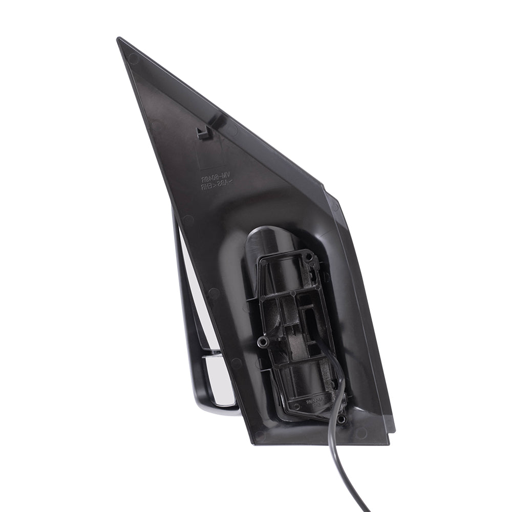 Brock Replacement Driver Side Extended Type Manual Mirror Textured Black with Signal without Heat Compatible with 2006-2018 Sprinter