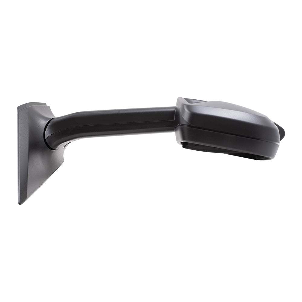 Brock Replacement Passenger Side Extended Type Manual Mirror Textured Black with Signal without Heat Compatible with 2006-2018 Sprinter