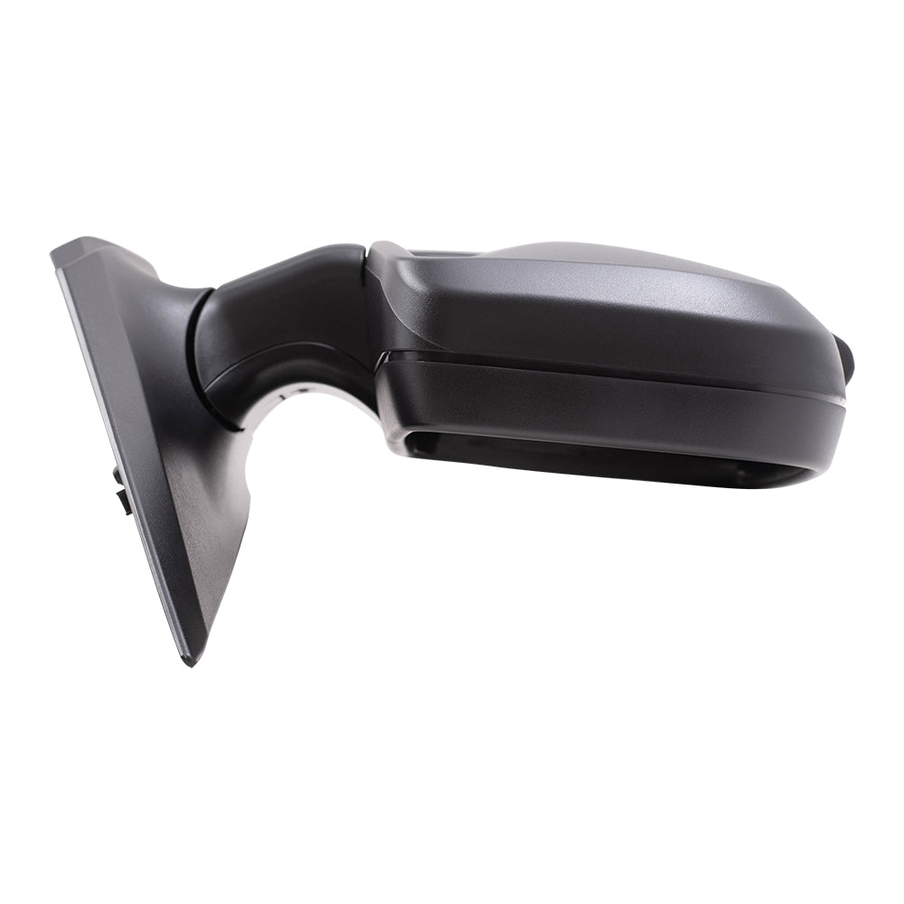 Brock Replacement Passenger Side Standard Type Manual Mirror Textured Black with Signal without Heat Compatible with 2006-2018 Sprinter